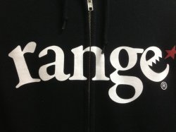 画像2: [range] range logo sweat zip hoody-Black- 