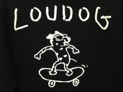 画像2: [LOU DOG] LOU DOG Skate プルパーカ -ブラック-