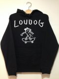 [LOU DOG] LOU DOG Skate プルパーカ -ブラック-