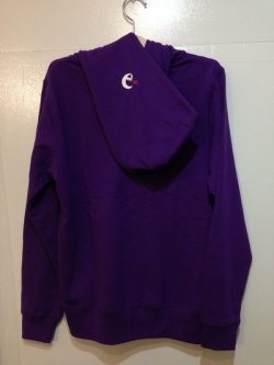 画像2: ※SALE50%OFF [range] range logo sweat zip hoody-Purple- ※Sサイズのみ