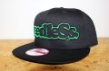 [seedleSs] sd New era snap back -Black/Green-