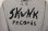 画像2: SKUNK records-FRONT Logo Pull HOODIE -GRAY- (2)