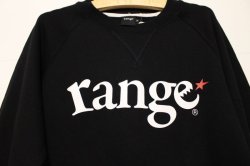画像2: [range]logo raglan crew sweat-Black-