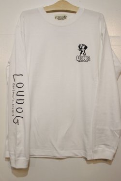 画像1: [LOU DOG] LOUDOG ロングスリーブ　-white- 