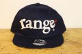 ［range] range original snap back cap -Navy-