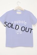 [LOU DOG] LOU DOG skate KIDS Tee(90cm/100cm/110cm/120cm/130cm) -ブルー-
