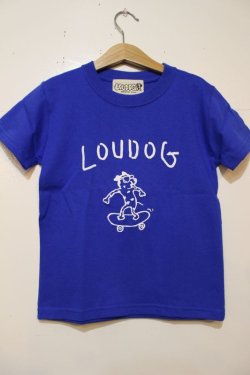画像1: [LOU DOG] LOU DOG skate KIDS Tee(90cm/100cm/110cm/120cm/130cm) -ブルー-