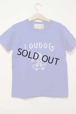 画像1: [LOU DOG] LOU DOG skate KIDS Tee(90cm/100cm/110cm/120cm/130cm) -ブルー-