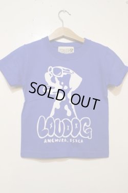 画像1: [LOU DOG] LOU DOG KIDS Tee(100cm/110cm/120cm/130cm) -ブルー-