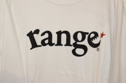 画像2: [range]range logo L/S tee -white-