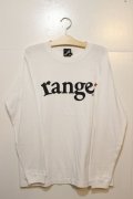 [range]range logo L/S tee -white-
