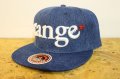 ［range] range New Hattan snap back cap -denim-