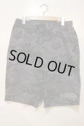 ☆SALE20％OFF［seedleSs］sd original stash pocket sweat shorts -Gray camo- ※Lサイズのみ