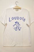 [LOU DOG] LOUDOG Skate S/STee-White&Blue