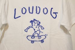 画像2: [LOU DOG] LOUDOG Skate S/STee-White&Blue