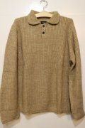 【BRIXTON】GREEN POINT HENLEY SWATER-NATURAL-