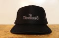 [Deviluse]Logo Mesh Cap-Black-
