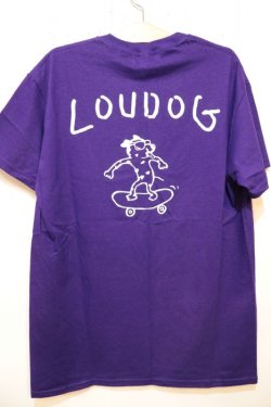 画像3: [LOU DOG] LOU DOG skate S/STee-パープル-