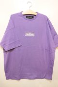 [DEVILUSE]Box Logo Big T-shirts-Lavender-
