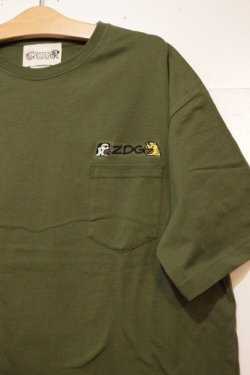 画像2: [ZOO DOG] ZOO DOG BIG ポケットTee -シティーグリーン-