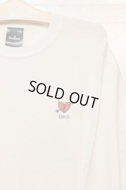 画像2: ※SALE20%OFF  [Deviluse] Heart Arrow L/S T-shirts-White- ※Lサイズのみ