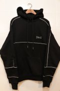 [Deviluse]Piping Pullover Hooded -Black-