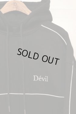 画像3: ※SALE50%OFF [Deviluse]Piping Pullover Hooded -Black-　※Lサイズのみ