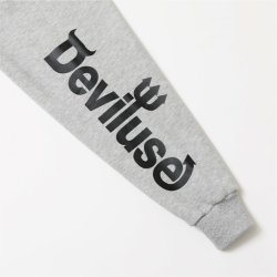 画像2: [Deviluse]Sould My Soul Pullover Hooded -Gray-