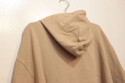 画像3: [LOU DOG] LOU DOG半袖スウェットパーカー-Beige-　※ワンサイズ