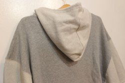 画像3: [LOU DOG] LOU DOG半袖スウェットパーカー-Gray- ※ワンサイズ