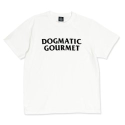 画像1: [DOGMATIC GOURMET ] DG LOGO COTTON T-SHIRT -white-