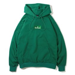 画像1: [Deviluse]Box Logo Pullover Hooded -Green-