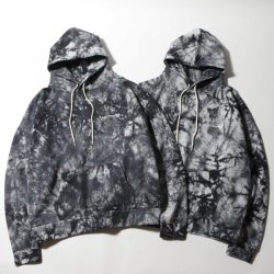 画像3: [Deviluse]Tie Dye Pullover Hooded-Black-