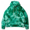 [Deviluse]Tie Dye Pullover Hooded -Green-