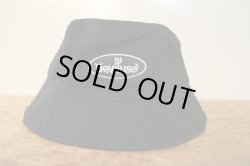 画像1: [DEVILUSE] Oval Logo Bucket Hat-Black-