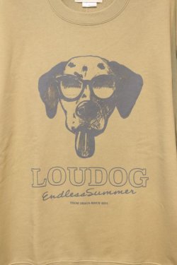 画像2: [LOU DOG] LOU DOG handwrittenスウェット -beige-