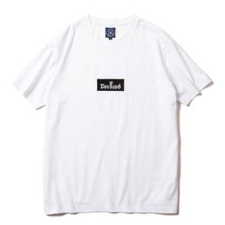 画像1: [DEVILUSE] Box Logo T-shirts-White-