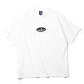 [DEVILUSE] Oval Logo Big T-shirts-White-