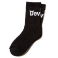  [DEVILUSE]Logo Short Socks-Black-