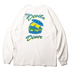 画像1: [Deviluse]Devils Diner L/S T-shirts-White/Blue-