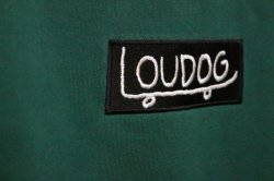 画像3: [LOU DOG] LOUDOG Boxロゴ プルパーカ -green-　