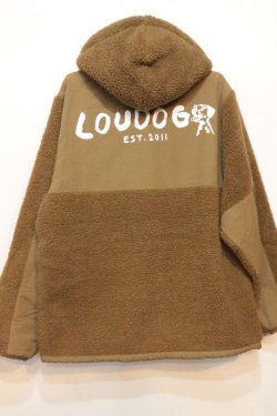 画像3: [LOU DOG] LOUDOG ジップフードボアJK -ブラウン- ※Mサイズのみ