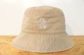 [LOU DOG]BUCKET HAT Skate -ベージュ/ブラック-
