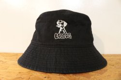 画像4: [LOU DOG]BUCKET HAT loudog -ブラック/ベージュ-