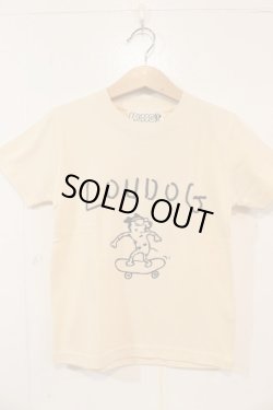 画像1: [LOU DOG] LOU DOG skate KIDS Tee(90cm / 100cm/110cm/120cm/130cm) -ベージュ-