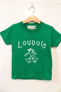 [LOU DOG] LOU DOG skate KIDS Tee(100cm/110cm/120cm/130cm) -グリーン-