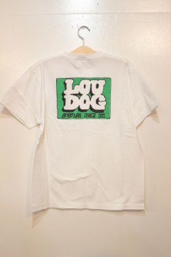 画像1: [LOU DOG] LOUDOG New Logo S/S Tee -White-