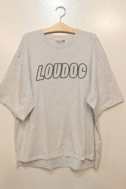 画像1: [LOU DOG] LOUDOGビッグロゴTシャツ -アッシュ-