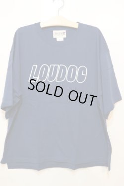 画像1: [LOU DOG] LOUDOGビッグロゴTシャツ -ネイビー-