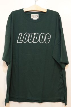 画像1: [LOU DOG] LOUDOGビッグロゴTシャツ -グリーン-